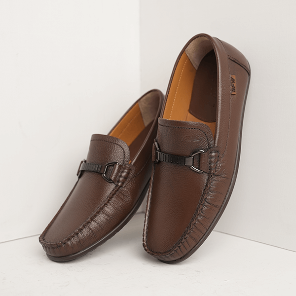 Melbo Leather Bit Loafer in Brown — another angle