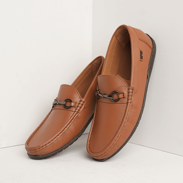 Parma Leather Bit Loafer in Tan — another angle