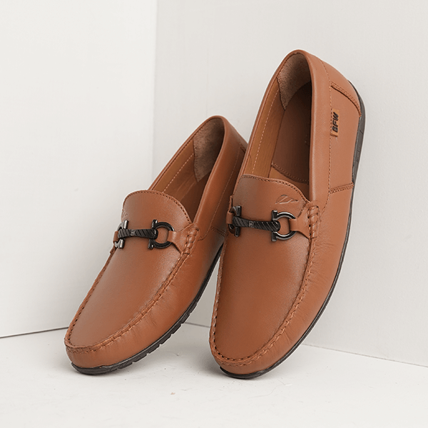 Ted Leather Bit Loafer in Tan — another angle